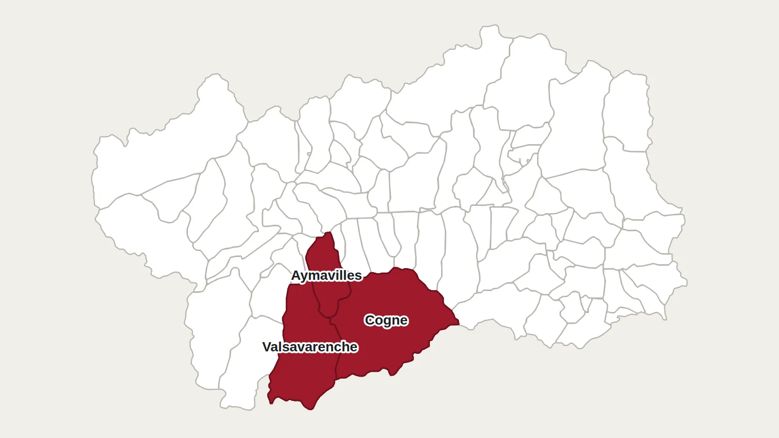Carte de la Vallée d’Aoste : La Grivola