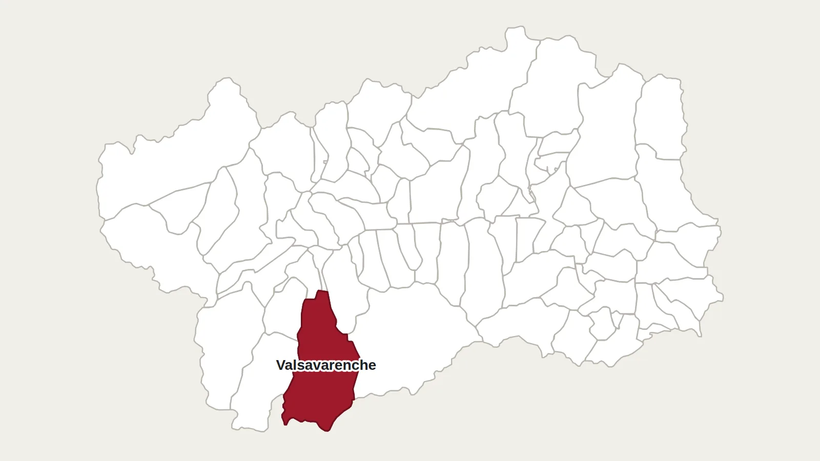 Carte de la Vallée d’Aoste : Le Ciarforon