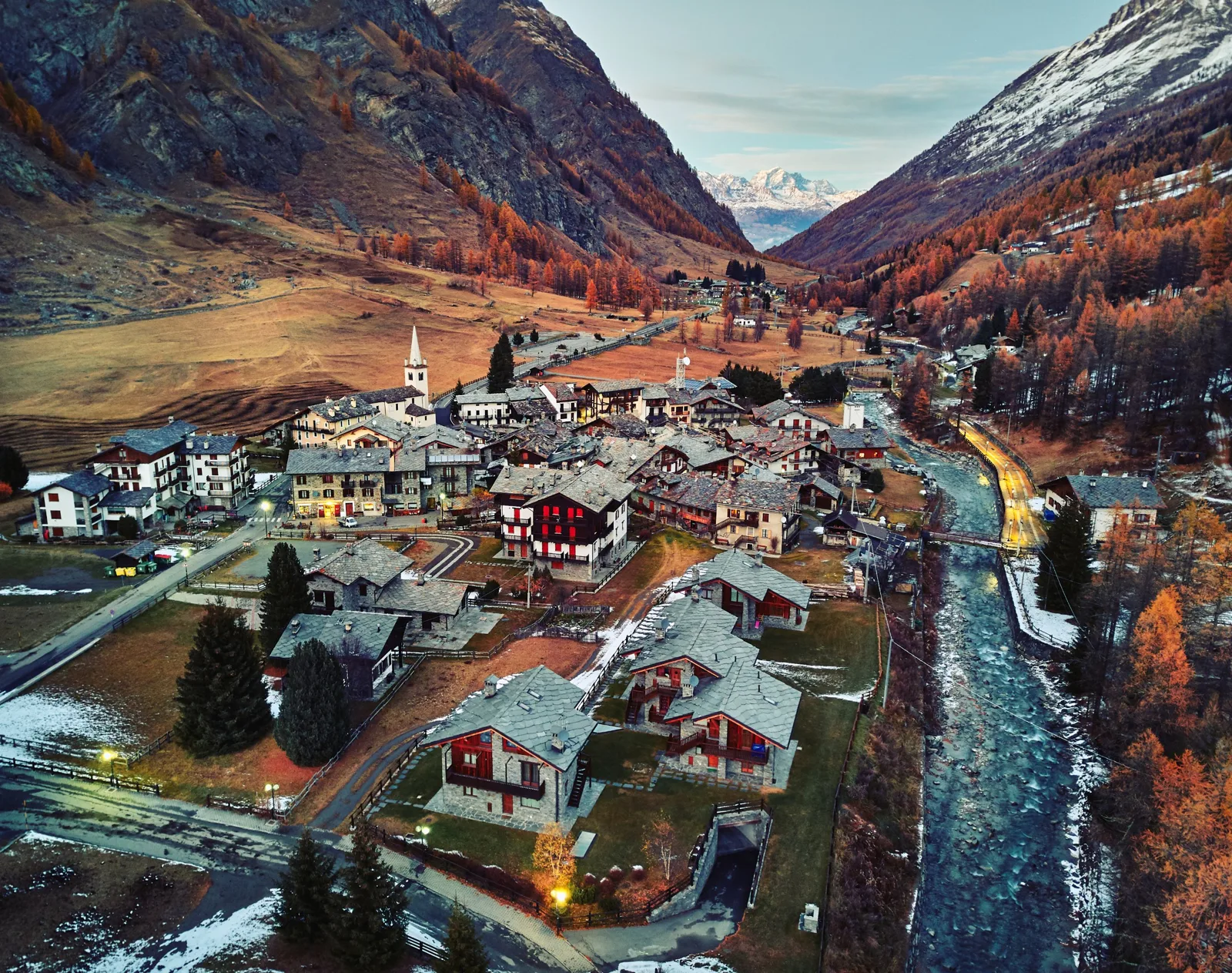 La Doire de Rhêmes – Le torrent du val de Rhêmes, sous la Granta Parei