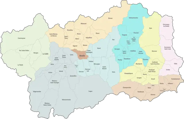 Carte des Communes