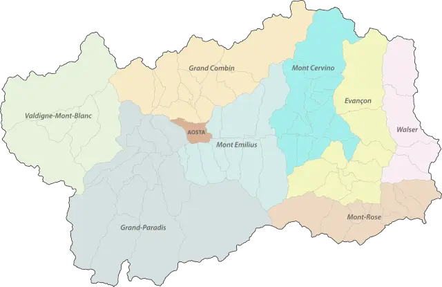 Carte des Unités des Communes