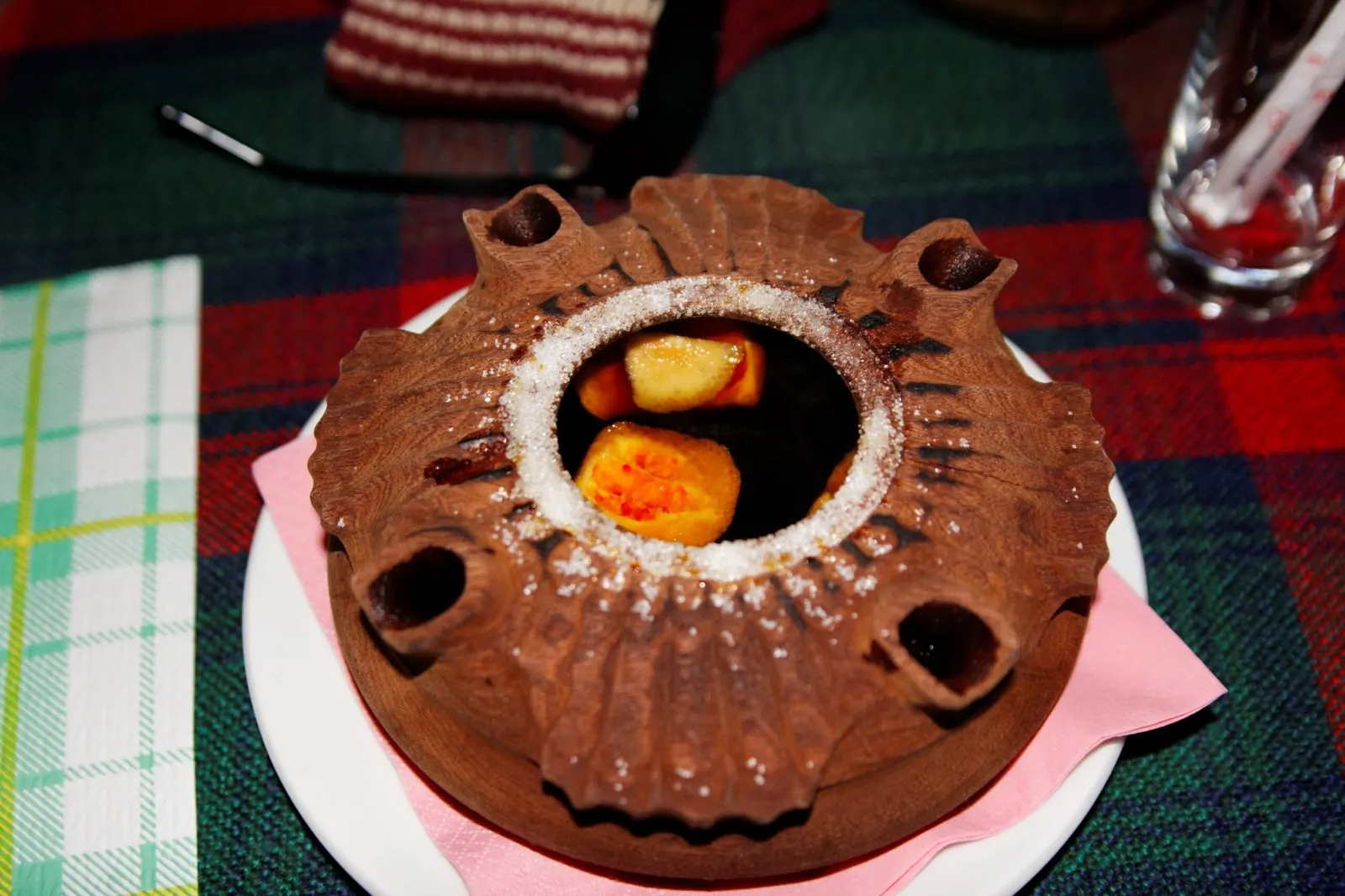 Aosta Valley coffee – Coffee, eau-de-vie and sugar set alight, shared from the same cup